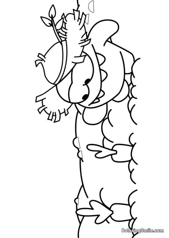 Om Nom Agriculteur Om Nom Agriculteur - Page de Coloriage