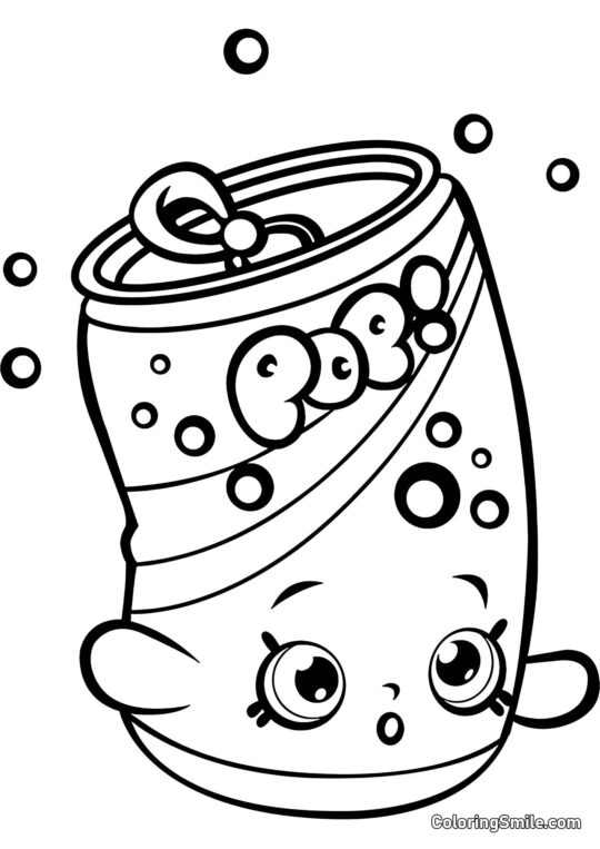Shopkins Soda Pops - Page de Coloriage