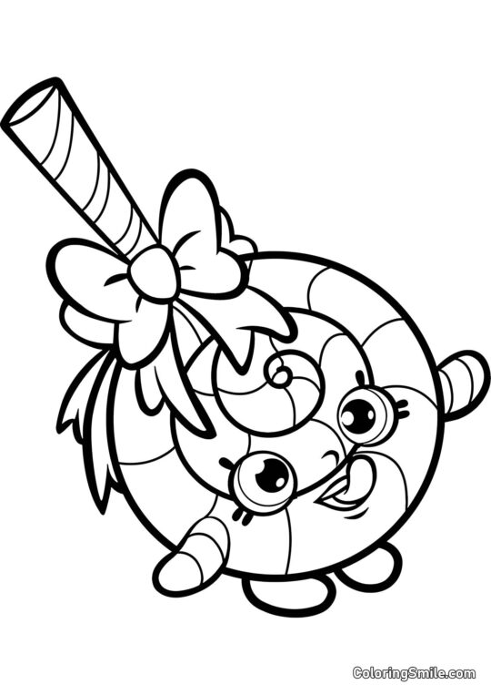 Shopkins Lolli Poppins - Page de Coloriage