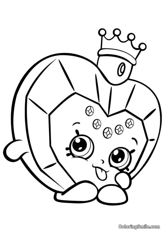 Shopkins Parfum de Princesse - Page de Coloriage