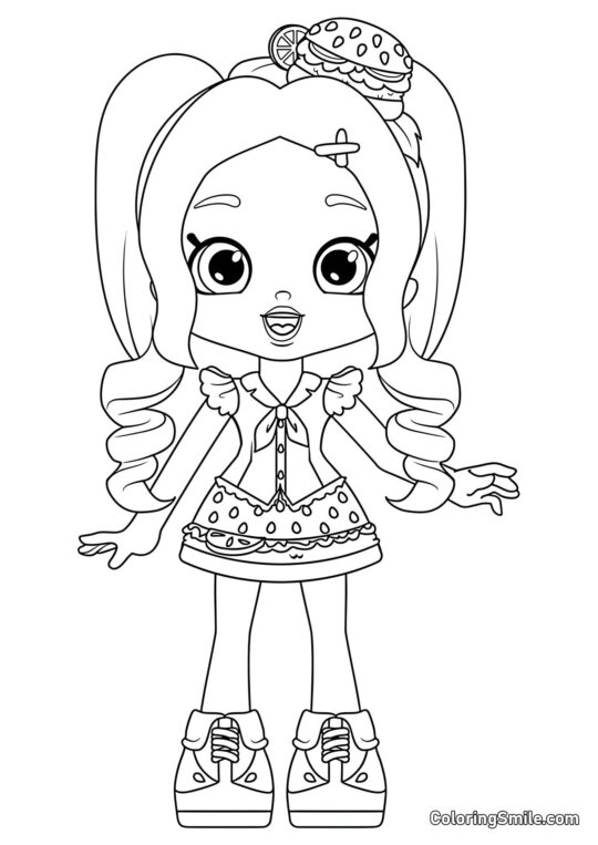 Chelsea Cheeseburger - Page de Coloriage