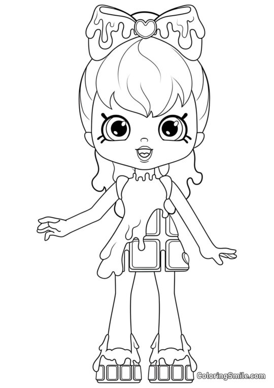 Cocolette - Page de Coloriage