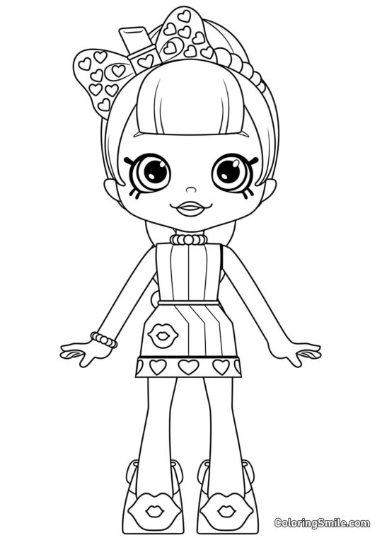 Lippy Lulu - Page de Coloriage