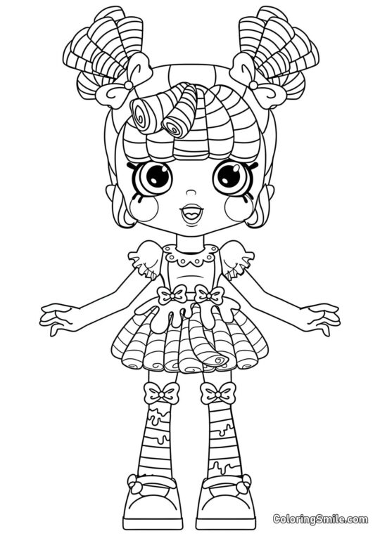Millie Mops - Page de Coloriage