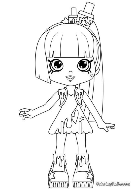 Polly Polish - Page de Coloriage