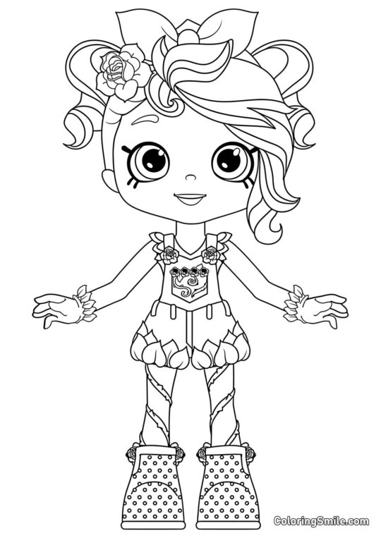 Rosie Bloom - Page de Coloriage