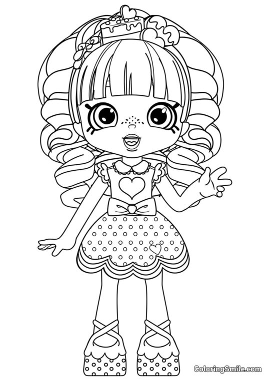 Rainbow Kate Shopkins - Page de Coloriage
