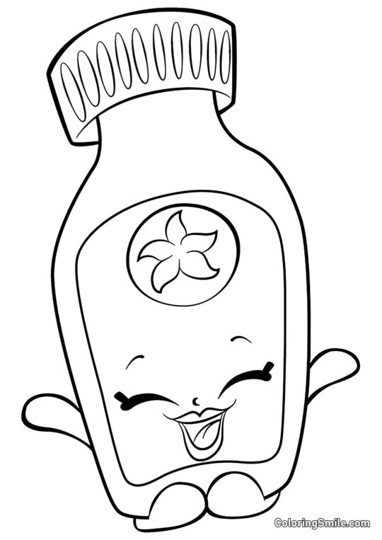 Shopkins Vanille Vicky - Page de Coloriage