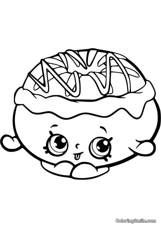 Shopkins Crème Chrissy - Page de Coloriage