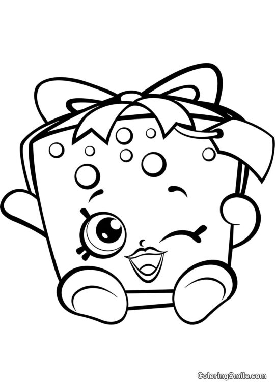 Shopkins Cadeau - Page de Coloriage