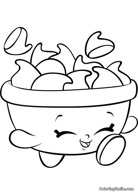 Shopkins Chips - Page de Coloriage