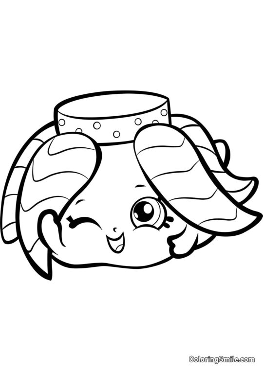 Shopkins Jupe de Fée Fiona - Page de Coloriage