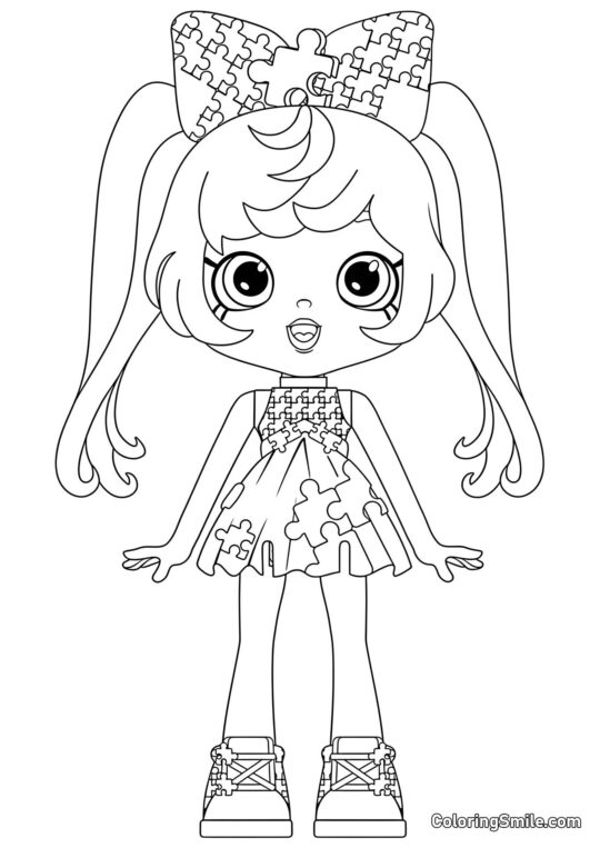 Pia Puzzle - Page de Coloriage