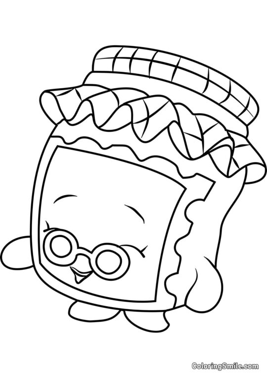 Shopkins Grand Confiture - Page de Coloriage