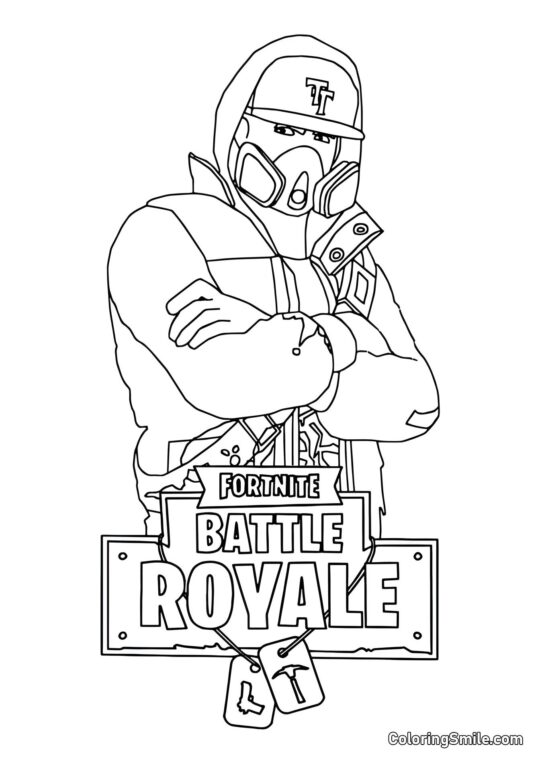 Fortnite DJ Yonder - Page de Coloriage