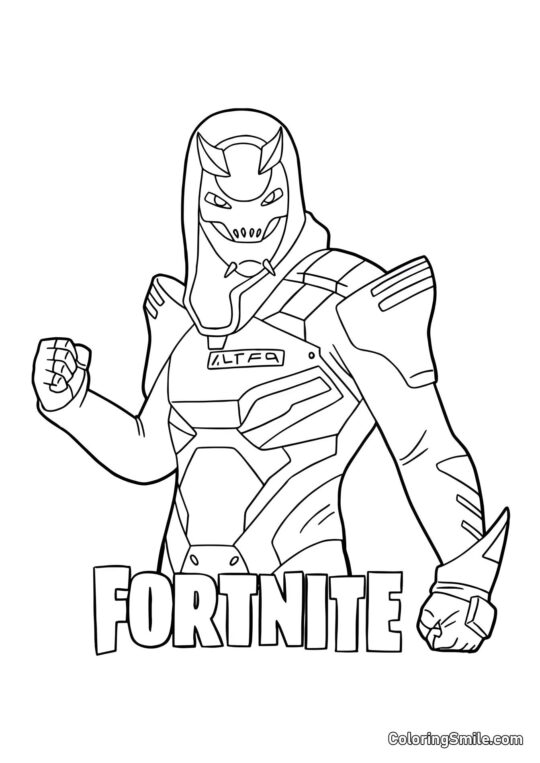 Fortnite Vendetta - Page de Coloriage