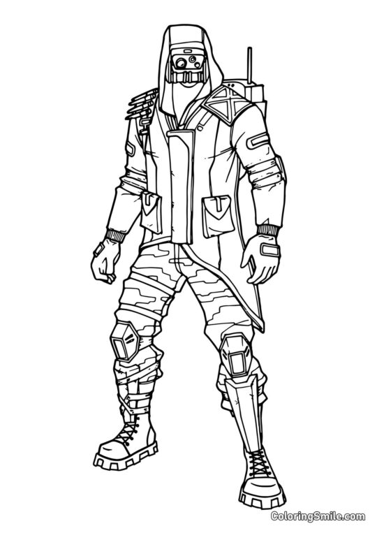Fortnite Archétype - Page de Coloriage