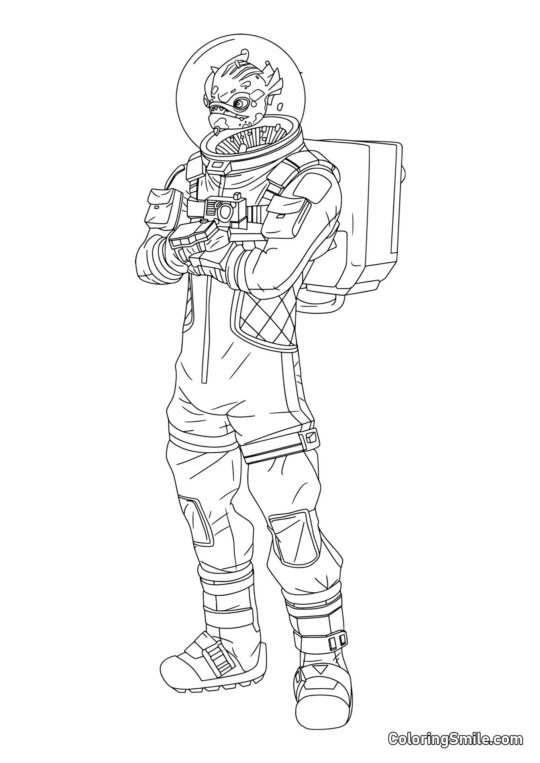 Fortnite Léviathan - Page de Coloriage