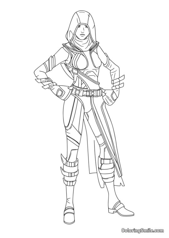 Fortnite Destin - Page de Coloriage