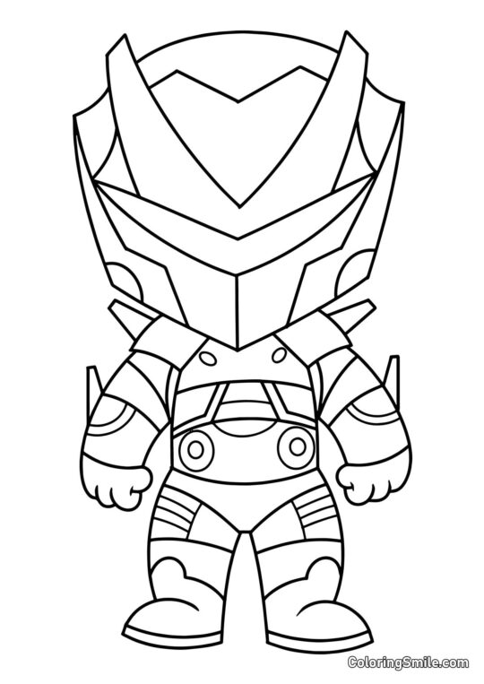 Fortnite Chibi Miasme - Page de Coloriage