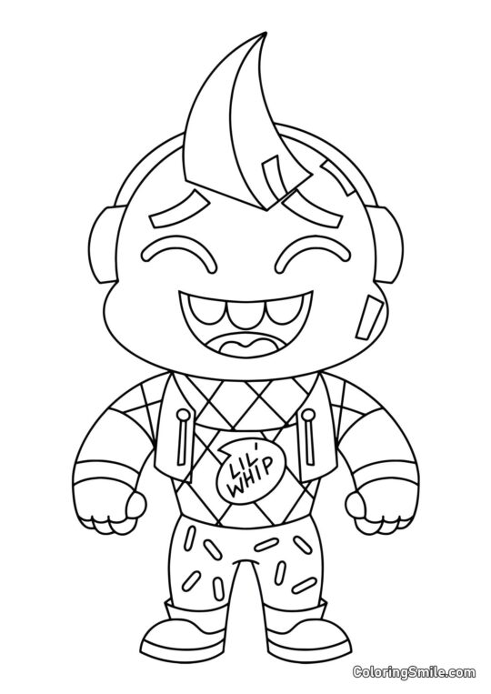 Fortnite Chibi Corne - Page de Coloriage