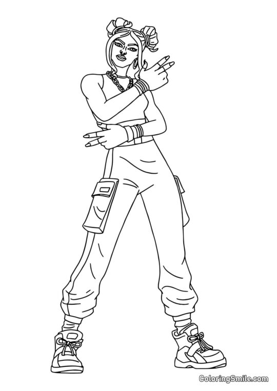 Fortnite Bling - Page de Coloriage