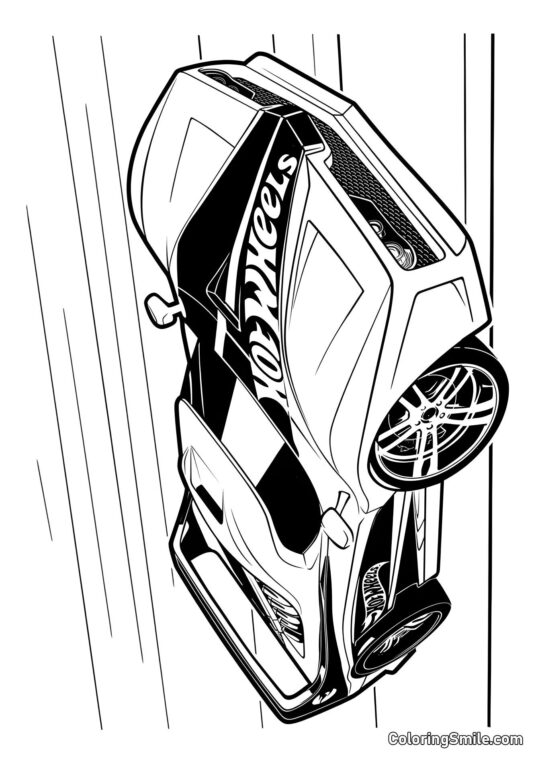 Hot Wheels Nascar - Page de Coloriage