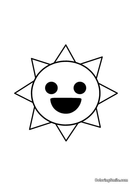 Sprunk Monsieur Soleil Sprunk Monsieur Soleil - Page de Coloriage