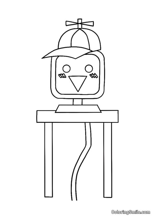 Sprunk Monsieur Joyeux Ordinateur Sprunk Monsieur Joyeux Ordinateur - Page de Coloriage