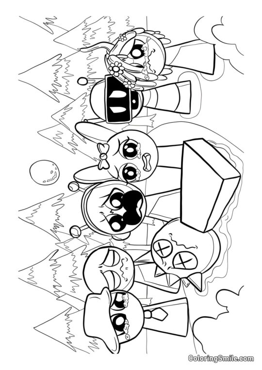 Sprunki Qui Pleure Sprunki Qui Pleure - Page de Coloriage