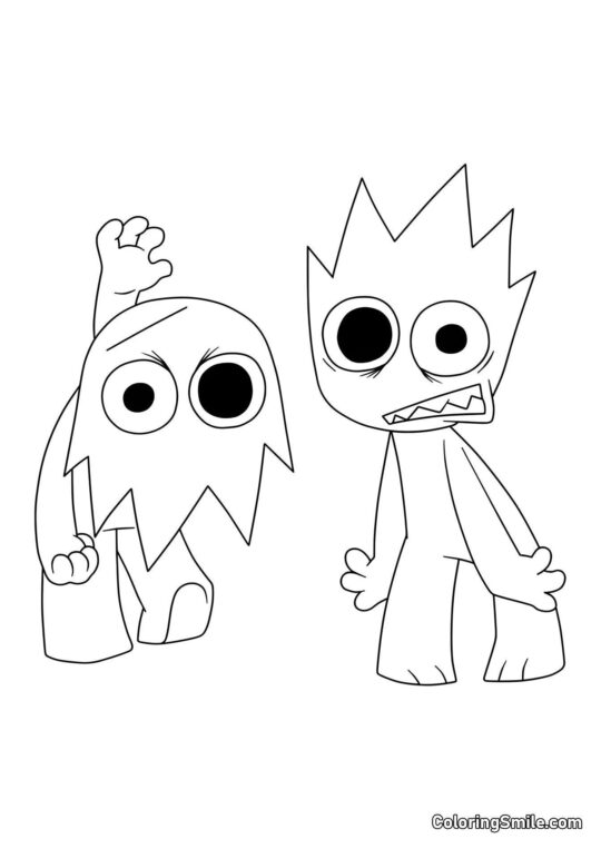 Sprunk OVAKS dans Différents Modes Sprunk OVAKS dans Différents Modes - Page de Coloriage