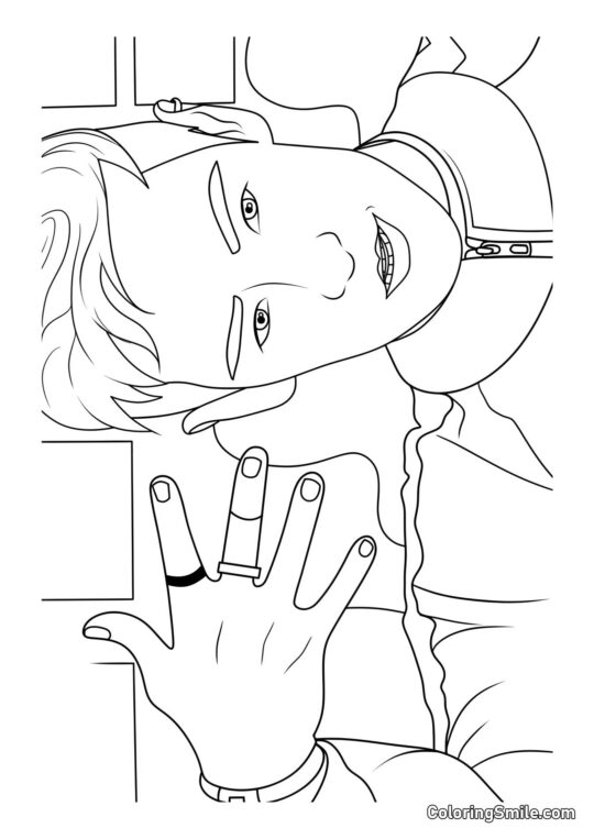 Thanos de Squid Game 2 - Page de Coloriage