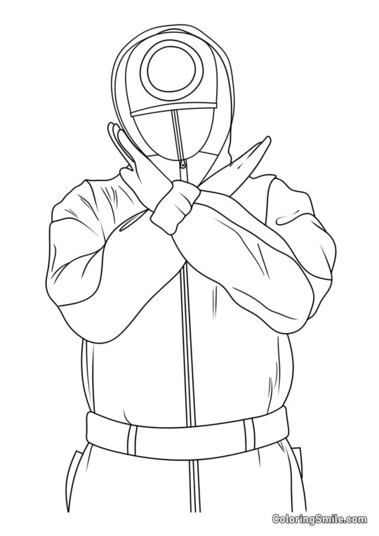 Garde de Squid Game 2 - Page de Coloriage