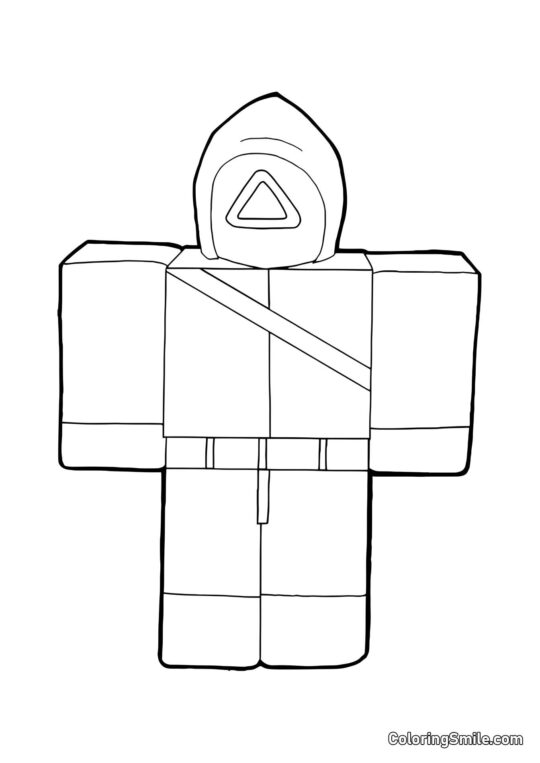 Soldat Roblox Squid Game - Page de Coloriage