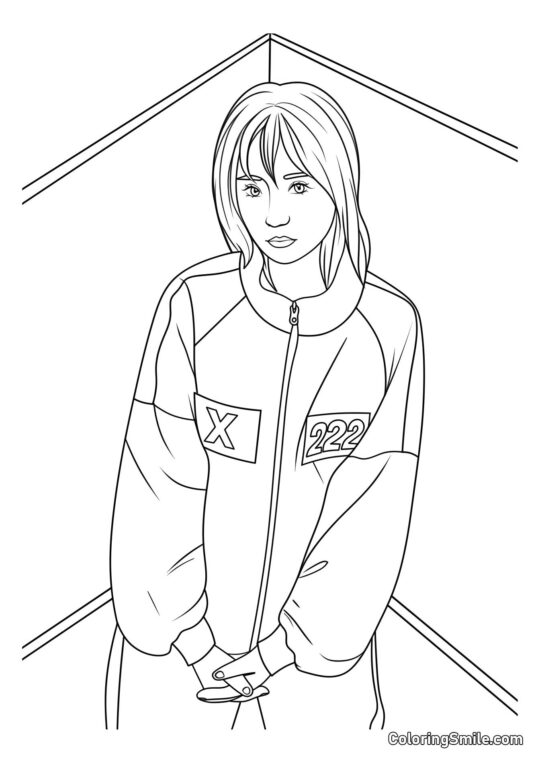 Joueur 222 de Squid Game 2 - Page de Coloriage