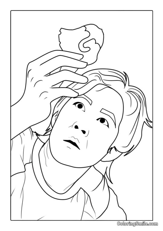 Biscuit de Squid Game - Page de Coloriage