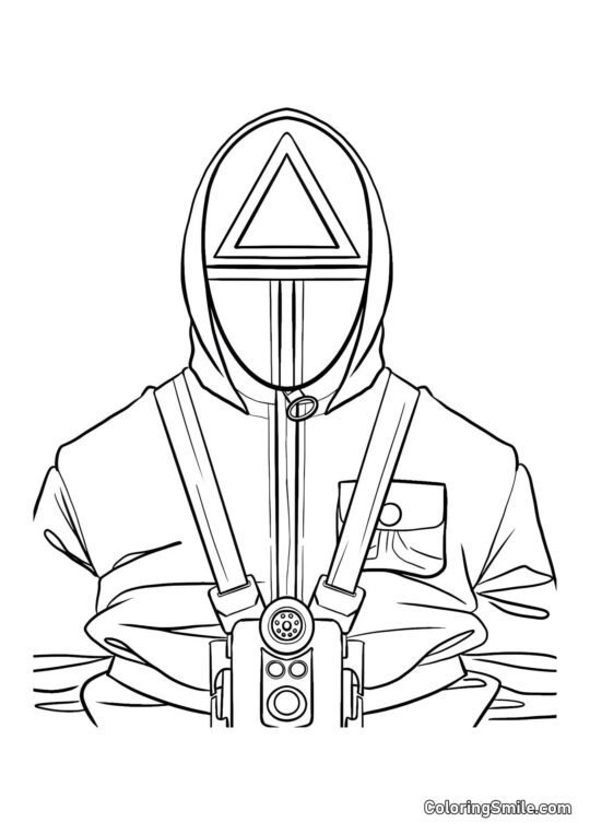 Soldat Squid Game 2 - Page de Coloriage
