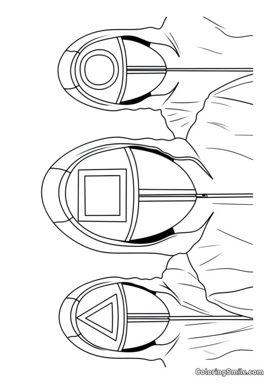 Soldats de Squid Game 2 - Page de Coloriage