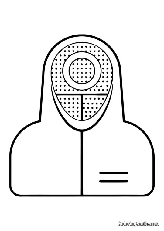 Travailleur de Squid Game - Page de Coloriage