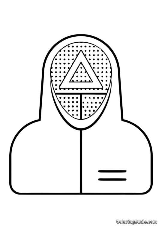 Soldat de Squid Game - Page de Coloriage