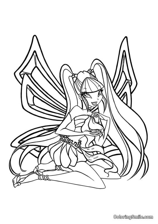 Winx Musa Enchantix - Page de Coloriage