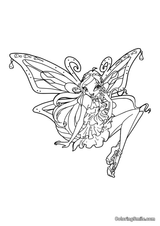 Winx Bloom Enchantix - Page de Coloriage