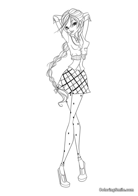 Winx Bloom Bon Ton - Page de Coloriage
