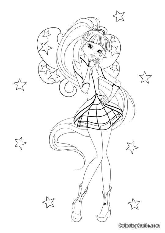Winx Musa Cosmix - Page de Coloriage