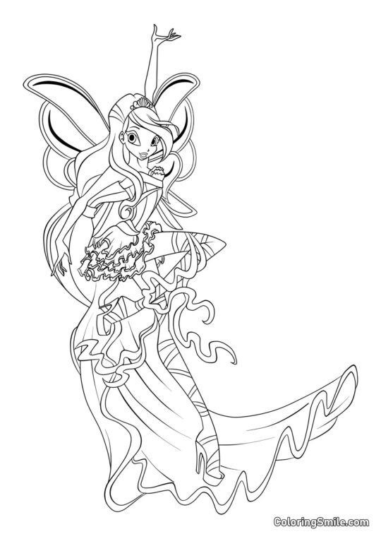 Winx Bloom Harmonix - Page de Coloriage