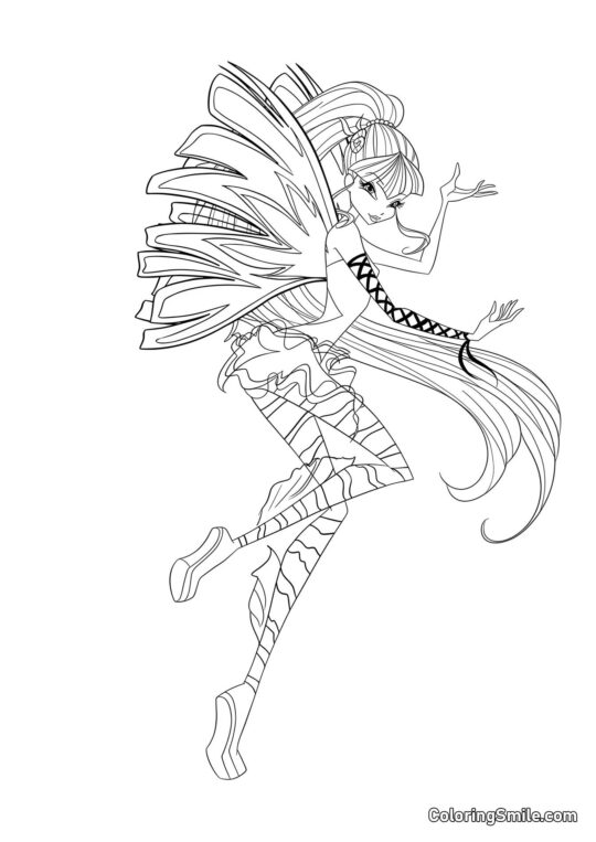 Winx Musa Sirenix - Page de Coloriage