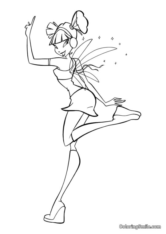 Musa Winx - Page de Coloriage