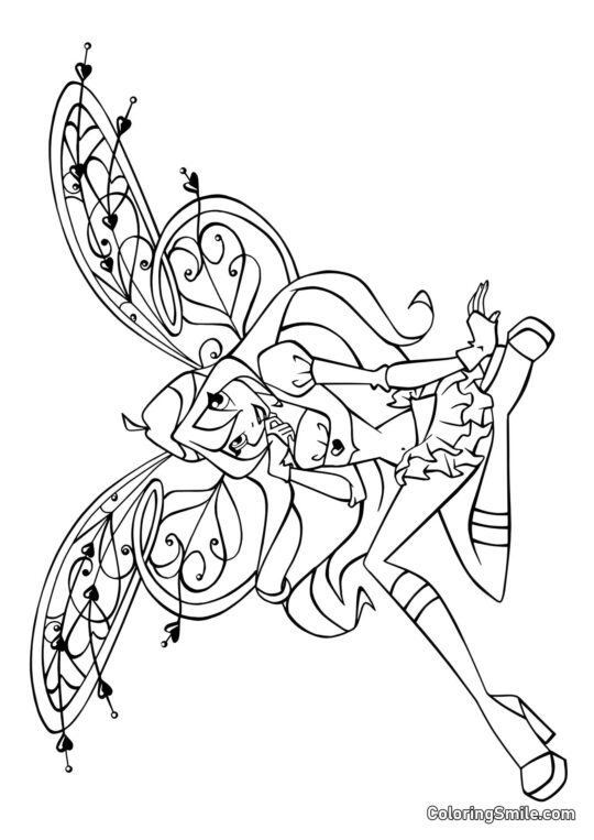 Winx Bloom Believix - Page de Coloriage