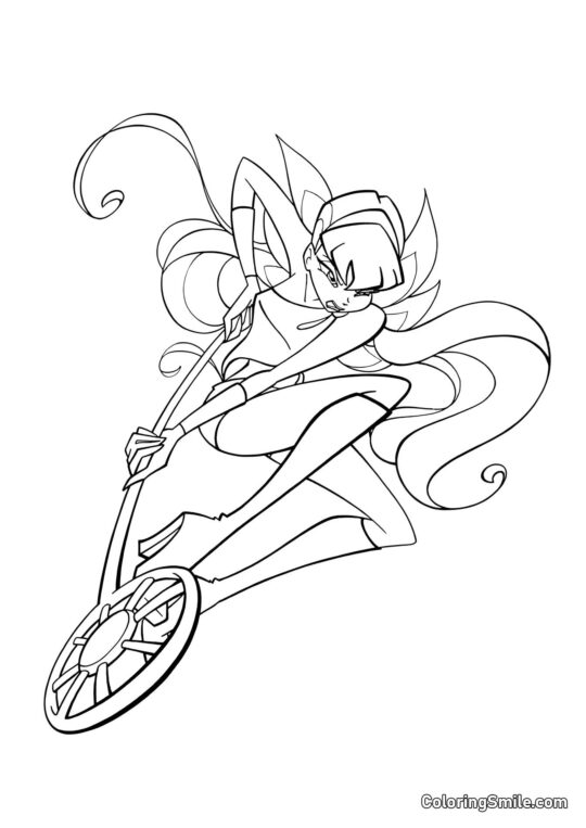 Stella en Désespoir - Page de Coloriage