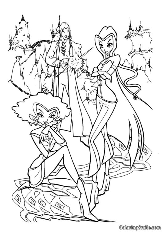 Le Plan Rusé de Trix - Page de Coloriage